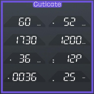 [CUTICATE] หน้าจอแสดงผลดิจิทัล HUD ความเร็วสูง สไตล์โมเดิร์น สําหรับรถยนต์ทุกคัน