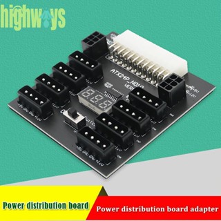 อะแดปเตอร์บอร์ดพาวเวอร์ซัพพลาย 4pin+6pin ATX สําหรับเชื่อมต่อ PC [highways.th]