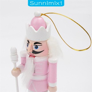 [Sunnimix1] ฟิกเกอร์ไม้ รูปปั้นแครกเกอร์ 6 ชิ้น สําหรับเก็บสะสม ของขวัญเด็ก สํานักงาน งานแต่งงาน