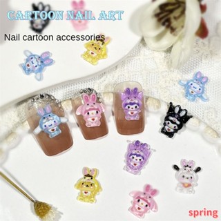 20/50 * ตกแต่งเล็บ Sanrio Hello Kitty เล็บปลอม แพทช์ Kuromi MyMelody DIY อุปกรณ์เครื่องประดับ สไตล์หวาน การ์ตูน เครื่องมือทําเล็บ