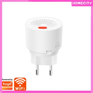 [พร้อม] แอพ Graffiti เสียบปลั๊กเครื่องตรวจจับก๊าซ Tuya Gas Alarm Graffiti Wifi Gas Alarm