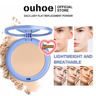 CYREAL CYREAL Ouhoe Oil Control Face Powder Matte Waterproof Flawless Setting Powder แต่งหน้าขนาดกะทัดรัดไม่ติดแป้งไม่แห้งแต่งหน้าง่าย