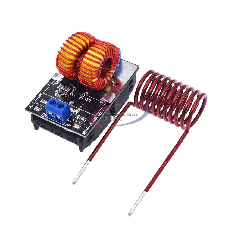 เครื่องทําความร้อน 5-12V 120W Mini ZVS DIY หม้อหุงข้าว + คอยล์จุดระเบิด