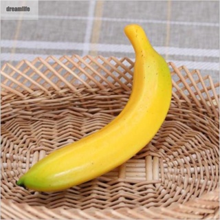 【DREAMLIFE】Practical Fruit Decor Simulation Plastic+Foam Decorative 6pcs Artificial Bananas