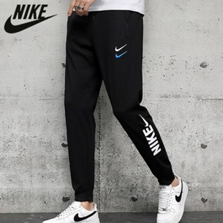 Nike ของแท้ 100% กางเกงขายาว ลําลอง ระบายอากาศ ทรงสลิมฟิต สําหรับผู้ชาย