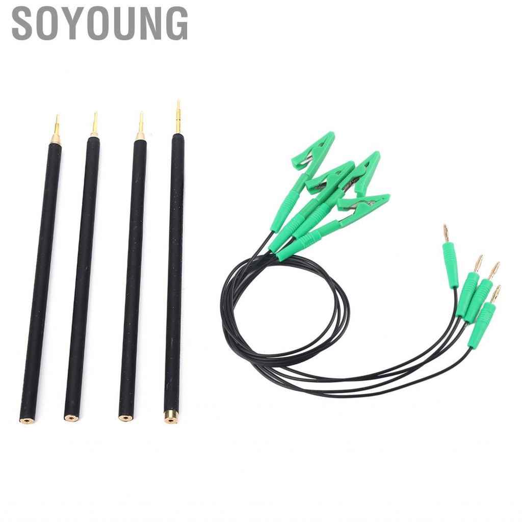 Soyoung 4pcs/set Probe Pens  BDM Frame Pins with Connect Cable Replacement for KTAG/KESS ECU Board