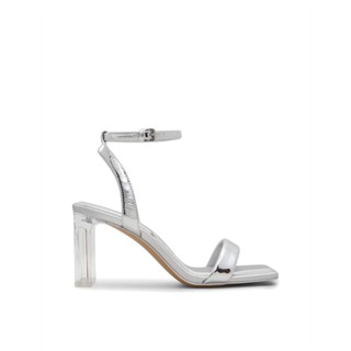 ALDO AURORAI HEELED SANDALS - SILVER