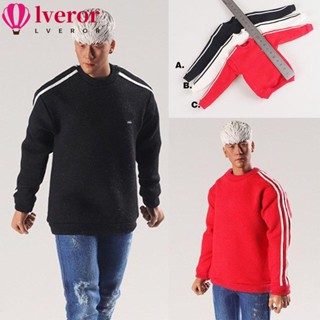 Lveror เสื้อฮู้ดดี้ ผ้าฝ้าย ขนาดเล็ก 1/6 สําหรับตุ๊กตาทหาร เดินป่า