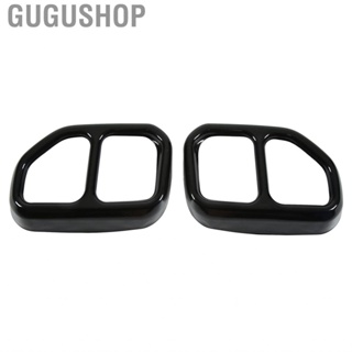 Gugushop Tail Muffler  Cover Strong Stainless Steel High Hardness Exhaust  Cover Trim Nonfading  Scratch for