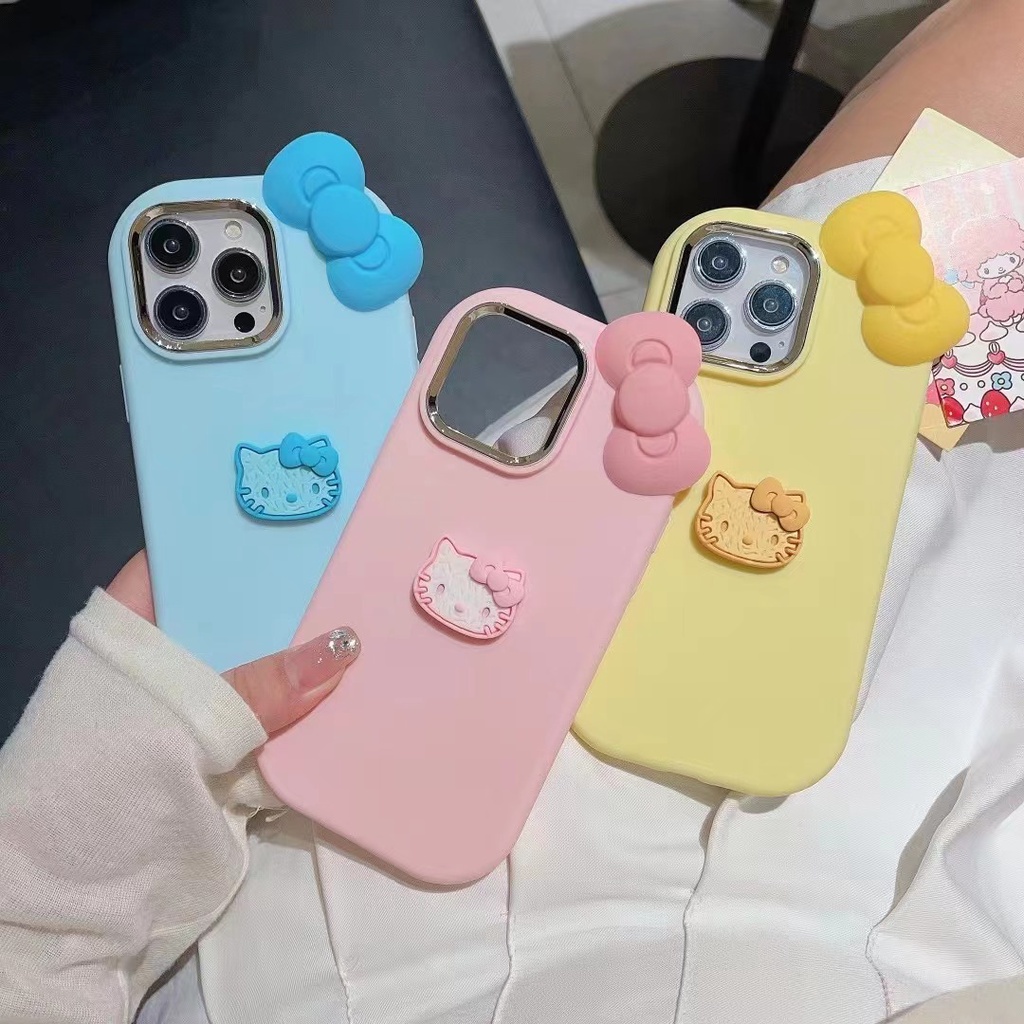 Cases, Covers, & Skins 99 บาท เคสโทรศัพท์มือถือนิ่ม กันตก ลายการ์ตูนเฮลโลคิตตี้น่ารัก สีแคนดี้ สําหรับ iphoe 14 13 12 Pro Max XsMax XR X Xs 7 8 Plus SE2020 Mobile & Gadgets