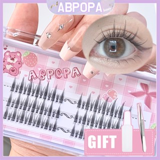 Abpopa Beauty ขนตาปลอม 3D แบบนิ่ม 3 คู่ สําหรับผู้เริ่มต้น