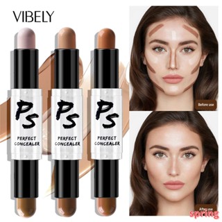 2 In 1 VIBELY เครื่องสําอาง คอนทัวร์ ไฮกลอส ซ่อมแซมใบหน้า เพิ่มความกระจ่างใส