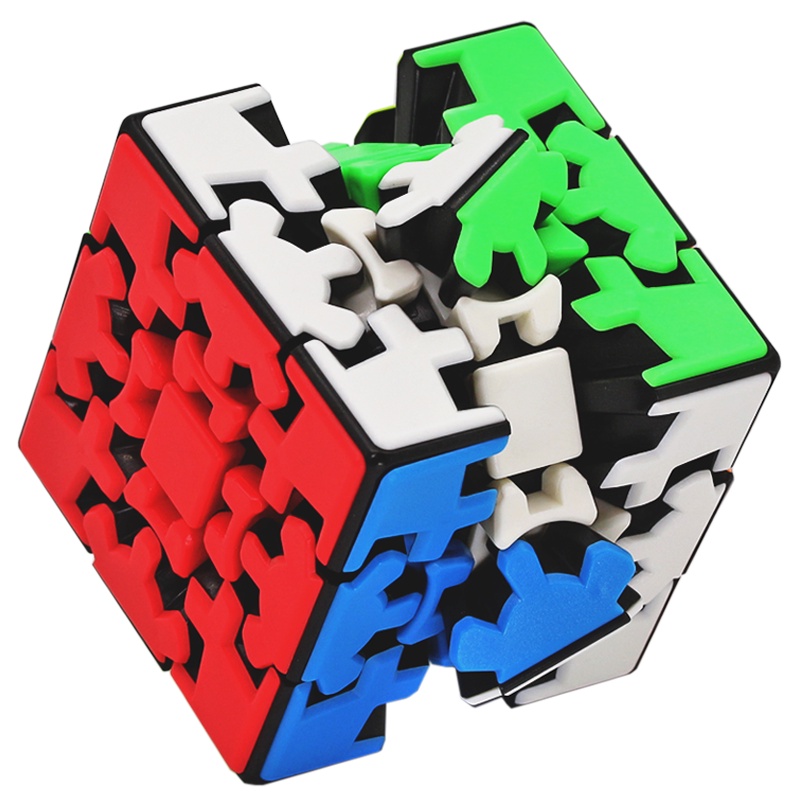 Gear Magic Cube 3x3x3 Magic Cube Stickerless Professional ปริศนาของเล่นสําหรับเด็กของเล่นเด็ก