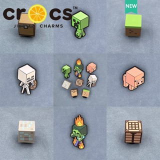 3d MINECRAFT 8 แพ็ก jibbitz crocs แท้ ชุดเครื่องรางรองเท้า