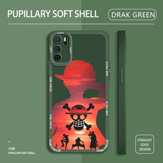 เคส OPPO A16 A16K A16E A54 A55 A74 4G 5G A94 A95 Reno 5F F19 Pro เคสโทรศัพท์ซิลิโคน TPU แบบนิ่ม ลายลูฟี่ กันกระแทก