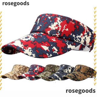 Rosegoods1 หมวกแก็ป กันแดด สําหรับเล่นกีฬา เทนนิส กอล์ฟ วิ่ง