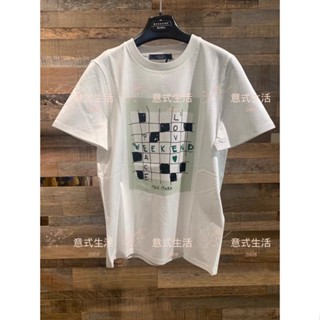 【พร้อมส่ง】MaxMara เสื้อยืดแขนสั้นลําลอง ผ้าฝ้าย พิมพ์ลาย