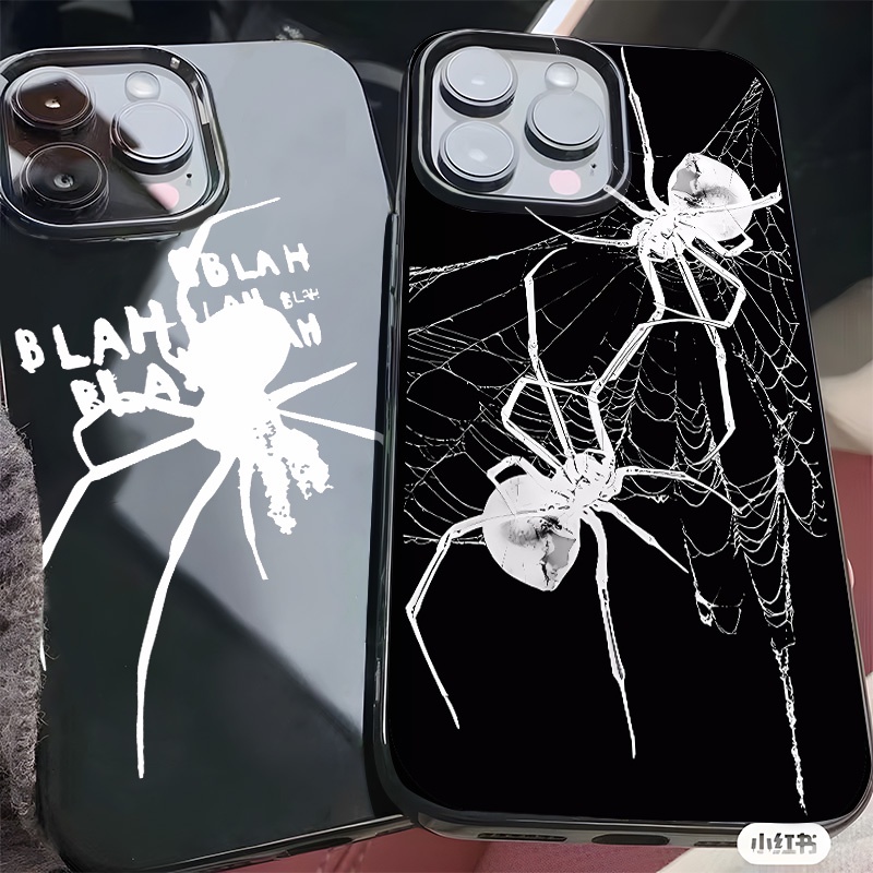 เคสโทรศัพท์ซิลิโคน TPU แบบนิ่ม ลายแมงมุม กันกระแทก สําหรับ IPhone 14 13 12 11 Pro XS Max X XR 7 + 8 Plus