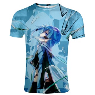 เสื้อยืด พิมพ์ลายอนิเมะ Sword Art Online Streetwear 2022