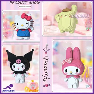 Sanrio Series 3d Puzzle Paper Imagination Cartoon Kuromi 3D Paper Jigsaw Puzzles Childrens Educational Toys -AME1 -AME1