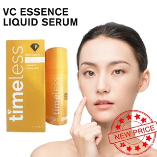 Timeless เอสเซ้นวิตามินซี 20% และวิตามินอี 30 มล. สําหรับดูแลผิวหน้า VC V2J1