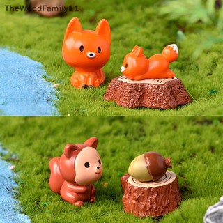 Tt ตุ๊กตาสัตว์จิ๋ว สําหรับตกแต่งสวน ภูมิทัศน์ ขนาดเล็ก DIY 1 ชุด 3 ชิ้น