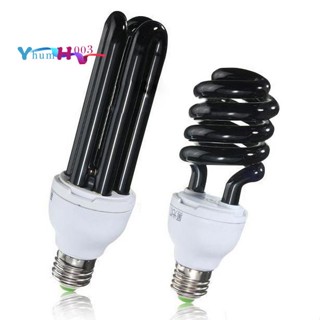 E27 40W UV อัลตราไวโอเลต เรืองแสง แบล็คไลท์ CFL หลอดไฟ โคมไฟ 220V