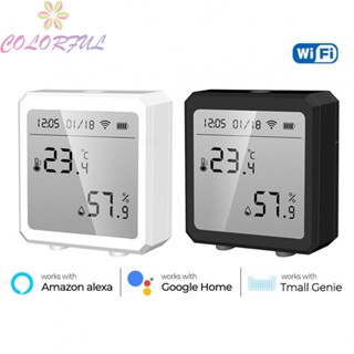 【COLORFUL】WiFi Smart Temperature Sensor Humidity Detector Hygrometer Thermometer