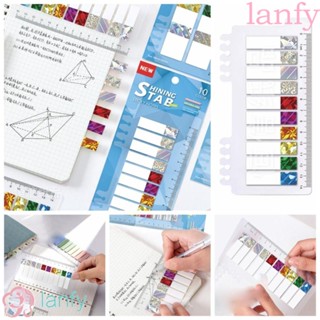 Lanfy กระดาษโน้ตมีกาว สติกเกอร์ฉลากอ่านหนังสือ 80 200 แผ่น