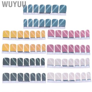 Wuyuu 14pcs Self‑Adhesive Nail  DIY Glitter Fashionable Polish Strip Full