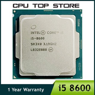 โปรเซสเซอร์ CPU Intel Core i5 8600 3.1GHz Six-Core Six-Thread 9M 65W LGA 1151 ไม่มีคูลเลอร์