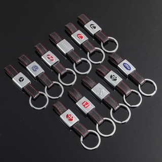 Keychain pendant leather anti-lost keychain high-end simple car keychain