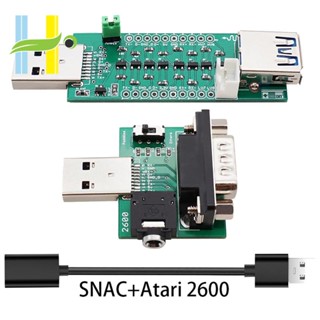 อะแดปเตอร์ USB 3.0 SNAC และ Atari 2600 สําหรับบอร์ดควบคุมเกม Mister สําหรับ DE10Nano Mister FPGA Mister IO