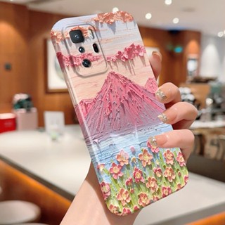 เคสโทรศัพท์มือถือแบบแข็ง กันกระแทก กันรอยกล้อง ลายดอกไม้ ทิวทัศน์โรแมนติก สําหรับ Xiaomi 10 12 Pro 11 Lite 5G NE Poco F2 Pro F4 X3 NFC X3 Pro