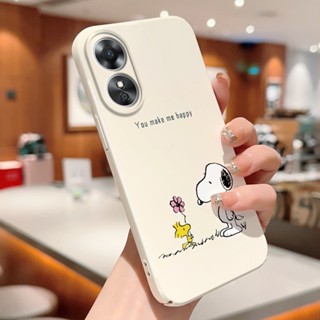 เคสโทรศัพท์มือถือ กันรอยกล้อง ลายสนูปปี้น่ารัก สําหรับ OPPO Reno4 Z 8T 7Z 8Z 7SE 4 Lite 5 Lite 7 Lite 8 Lite 5F