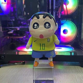 [Asegreen] ฟิกเกอร์ PVC รูปปั้นชินจัง Lionel Messi Cristiano Ronaldo Neymar ของเล่นสําหรับเด็ก