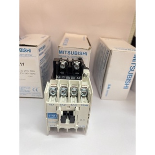 ร้านใน กทม Mitsubishi  sn11  S- N11  220vac  24vac 48vac 110vac  380vac 20A CONTACTOR แมกเนติก านแท้ ทักออกบิล