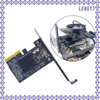 [Lebet] การ์ดต่อขยาย USB3.2 Gen2x2 20Gbps Type 4x Type C USB3.2 PCI ประสิทธิภาพสูง สําหรับคอมพิวเตอร์ตั้งโต๊ะ