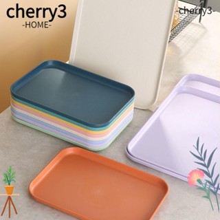 Cherry3 ถาดพลาสติก ทรงสี่เหลี่ยม หลากสี สไตล์นอร์ดิก สําหรับโรงแรม