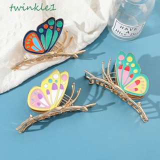 Twinkle1 กิ๊บติดผม รูปกรงเล็บผีเสื้อ ขนาดใหญ่ สไตล์เกาหลี เครื่องประดับผม สําหรับเด็กผู้หญิง