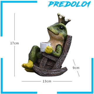 [Predolo1] รูปปั้นเรซิ่น รูปกบกาแฟ สัตว์น่ารัก สําหรับตกแต่งสวน นอกบ้าน