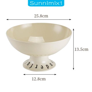 [Sunnimix1] ชามใส่ขนมปัง ผลไม้ ทรงกลม อเนกประสงค์ สําหรับตกแต่งโต๊ะ