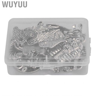 Wuyuu DIY Hair Beads  Moon Snake Shape Dreadlocks 5 Styles Alloy Beard 20 Pieces for Decoration Accessories