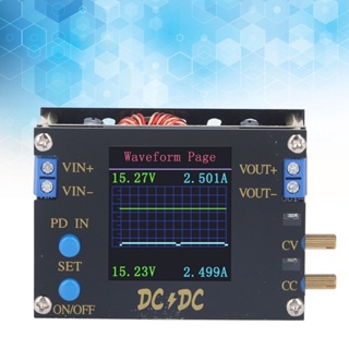 ZhongXiong DC Buck Boost Converter ปรับแรงดันไฟฟ้า CC CV โมดูลแหล่งจ่ายไฟ 7-32V 4A 50W