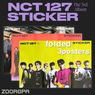 [ZOOROPA] NCT 127 3rd Sticker 3posters (only poster)