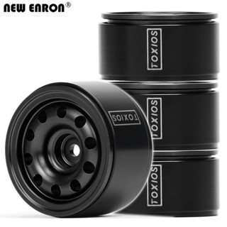 1.0 "ล้อ Beadlock RC Hub Mini Crawler Rim ล้อแม็ก 1/18 TRX4M แกน SCX24 1/24 FCX24 AXI000001 Gladiator สำหรับรถ RC