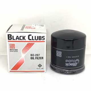 กรองเครื่อง / ไส้กรองน้ำมันเครื่อง ISUZU NKR2800 อีซูซุ ยี่ห้อ BLACK CLUB / เบอร์ BO207 / BO-207 / 8-97049708-1 Oil F...