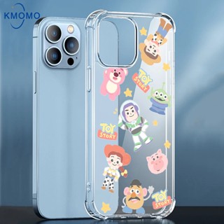 เคส การ์ตูนน่ารักสำหรับ Samsung Galaxy A54 A14 5G A34 A04s A04 A53 A23 A13 4G A73 A33 A04e A32 A22 A12 หนา TPU เคสใสถุงลมนิรภัยกันกระแทก เคสโทรศัพท์มือถือ