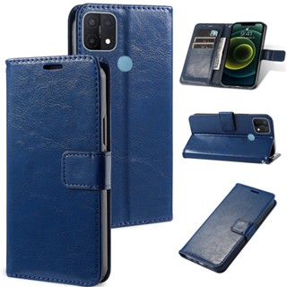เคสโทรศัพท์หนัง ฝาพับ พร้อมช่องใส่บัตร สําหรับ OPPO A1 A98 Reno 10 Realme C12 C25 C25S 8 Pro Plus Narzo 50i 50A Prime