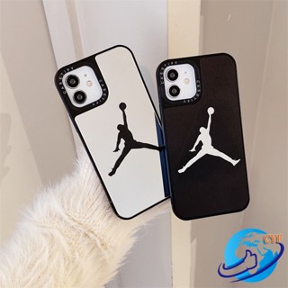 เคสโทรศัพท์มือถือแบบแข็ง กันกระแทก ลายบาสเก็ตบอล Jordan plays พร้อมกระจก สําหรับ iPhone 14 13 12 11 Pro Max XR X XS Max SE 6 6S 7 8 Plus i13 i12 mini